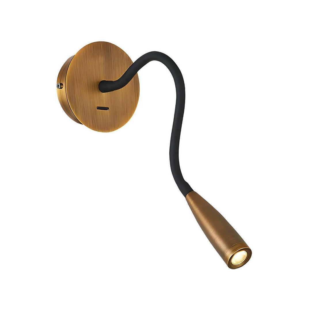 Adjustable Flexible Gooseneck Bedside Wall Lighting With Reading Lamp Beam
