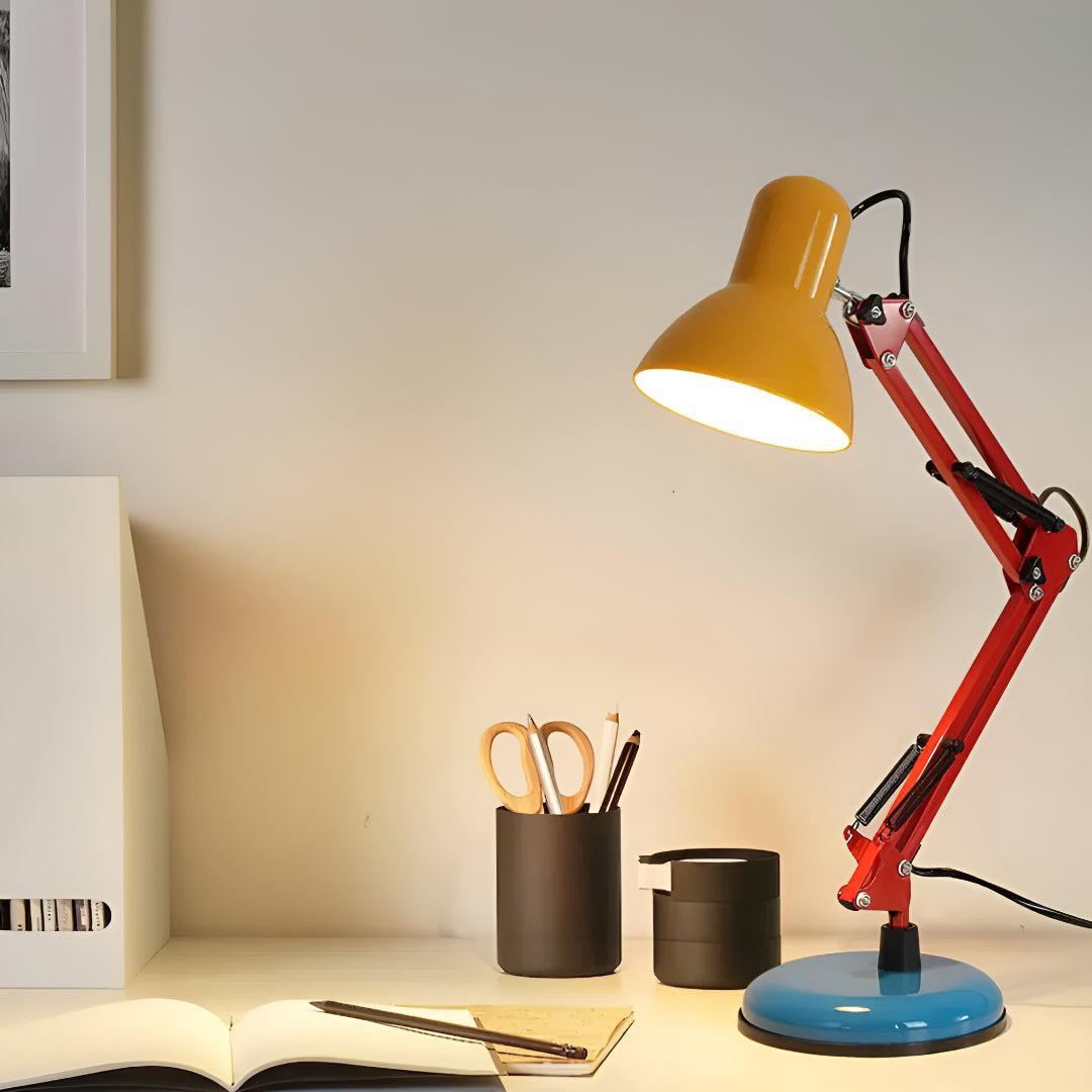 Adjustable Memphis Desk Lamp With Flexible Architect Arm