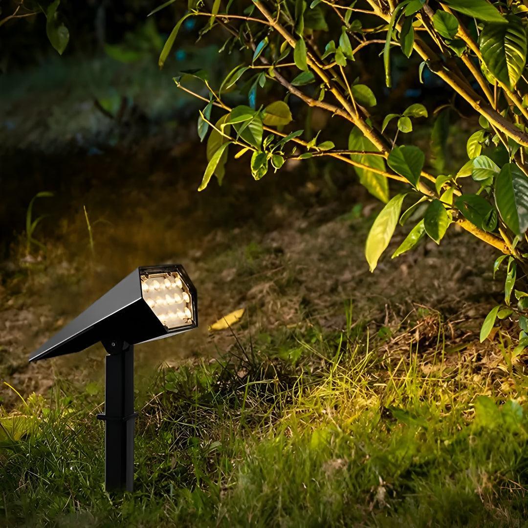 Adjustable Outdoor Garden Solar Powered Tree Uplighting Spotlight