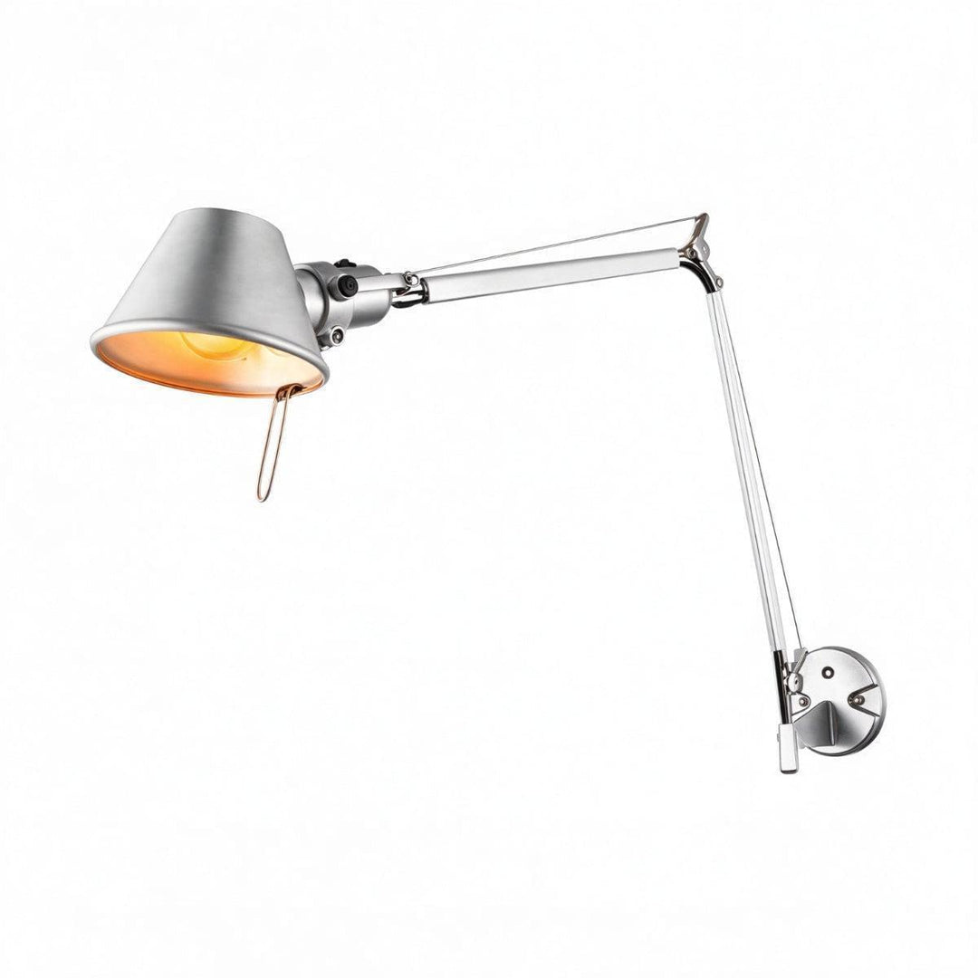 Adjustable Wall Sconce Light With Long Swivelling Arm