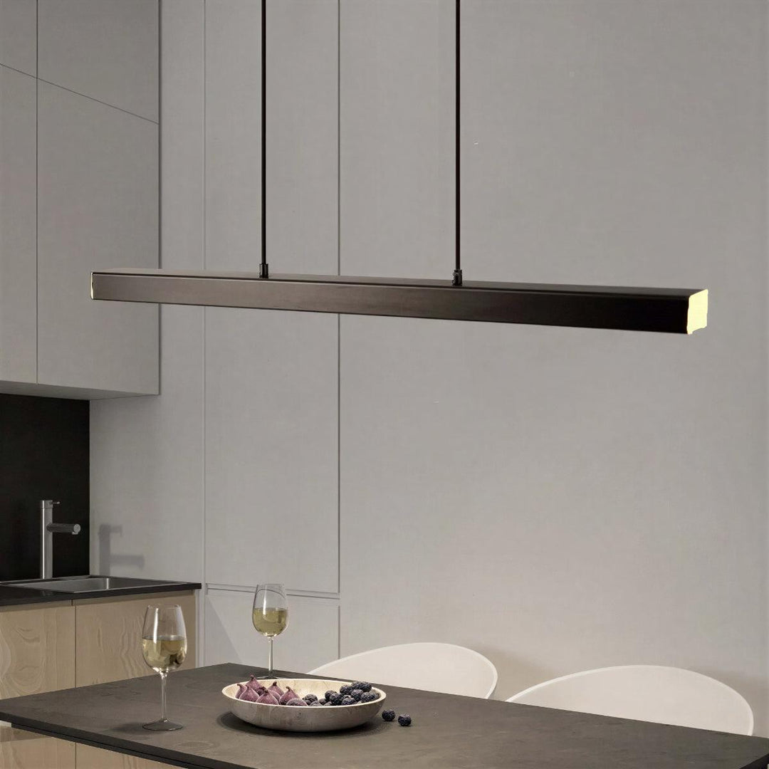 Architectural Linear Pendant Lighting For Contemporary Kitchen Islands And Dining Rooms