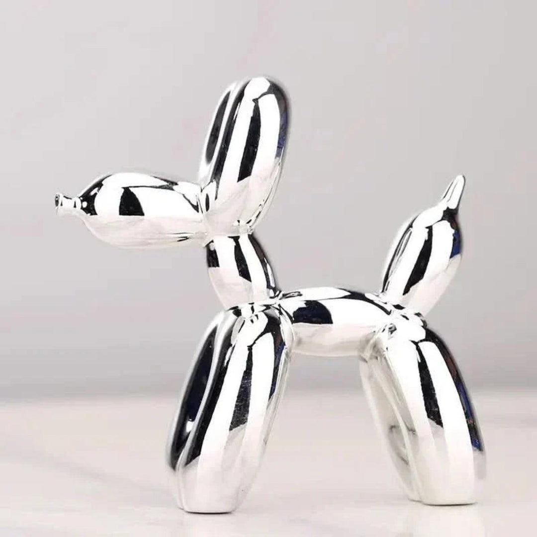 Balloon Dog Sculpture For Minimalistic Contemporary Decoration