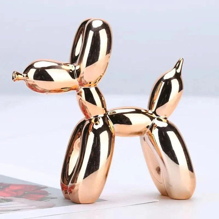 Balloon Dog Sculpture For Minimalistic Contemporary Decoration