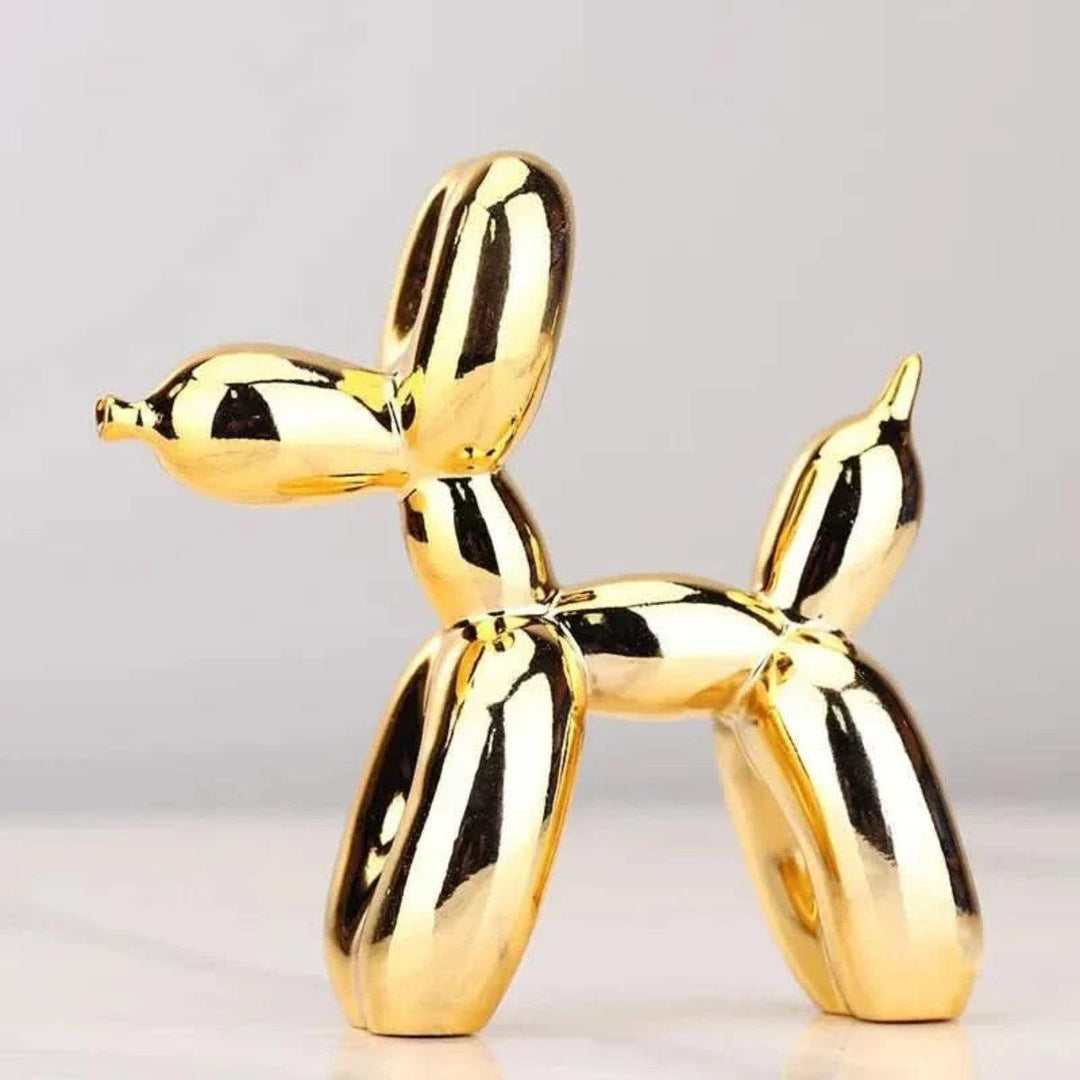 Balloon Dog Sculpture For Minimalistic Contemporary Decoration