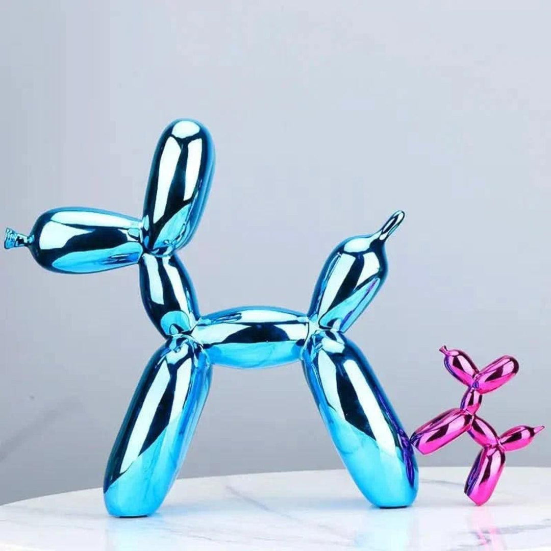 Balloon Dog Sculpture For Minimalistic Contemporary Decoration