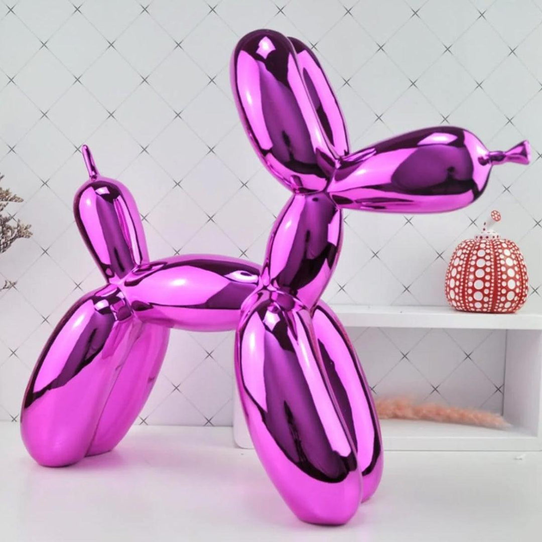 Balloon Dog Sculpture For Minimalistic Contemporary Decoration