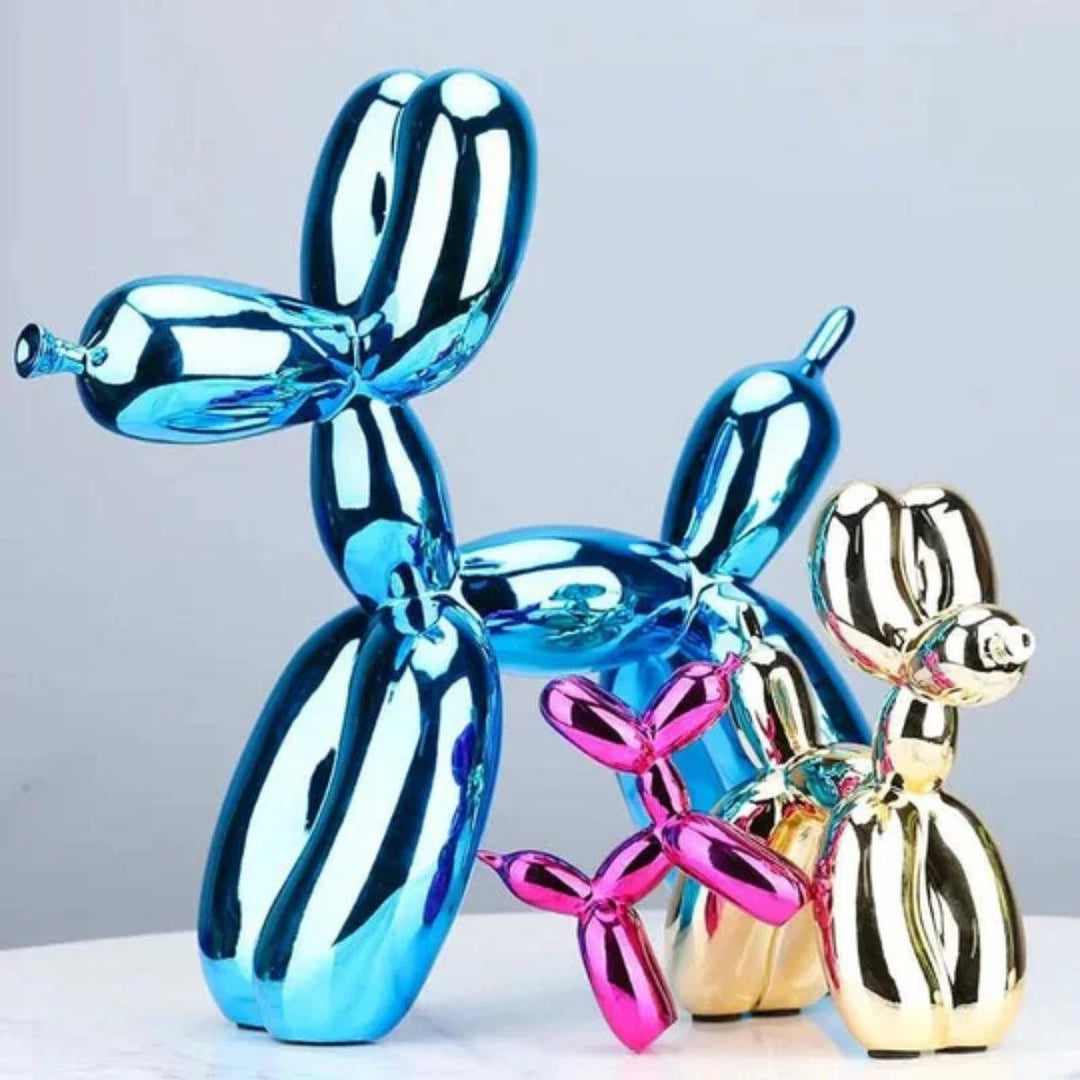 Balloon Dog Sculpture For Minimalistic Contemporary Decoration