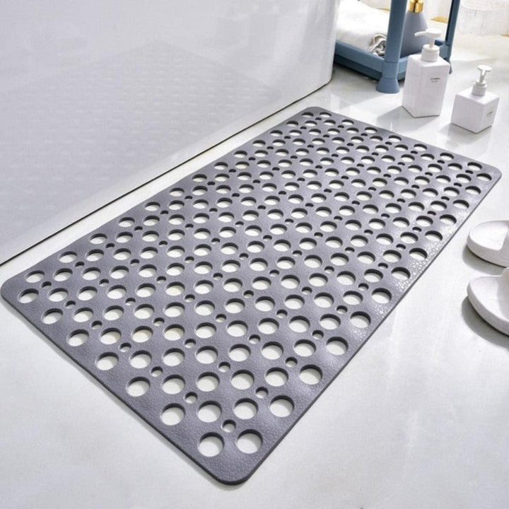 Bathroom Bath Mat With Non Slip Suction Cups And Quick Drying Drainage