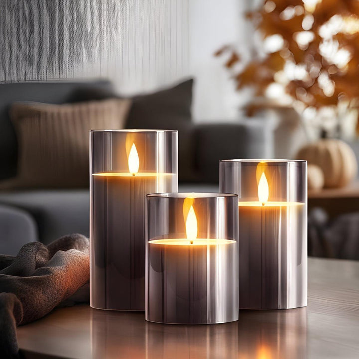 Battery Operated Flameless Candles With Flickering Light