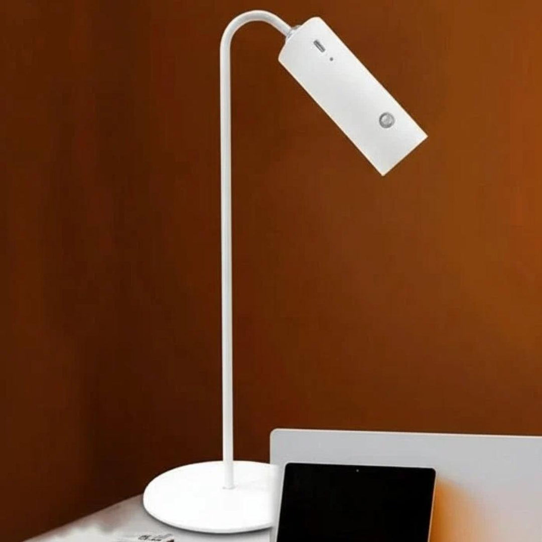 Battery Operated Table Lamp With Adjustable Slim Head Reading Light