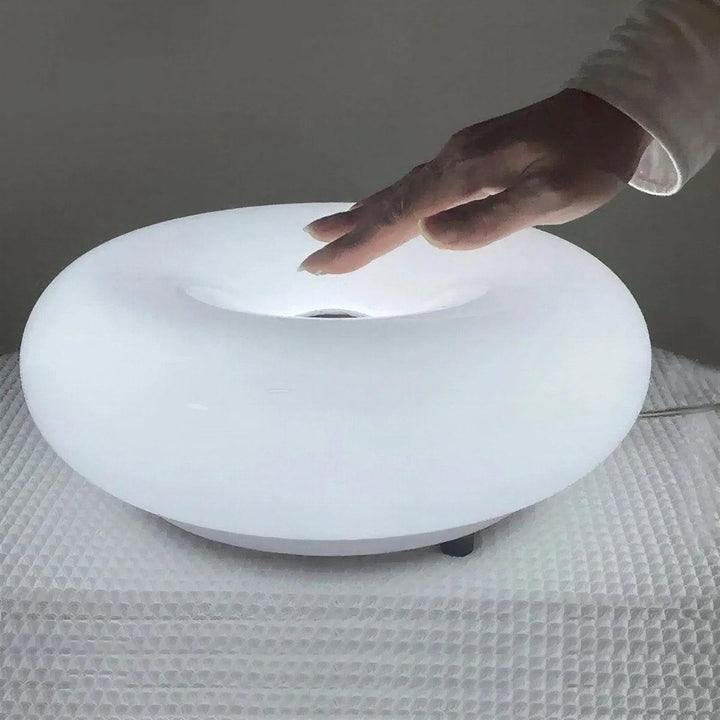 Bauhaus Wall Sconce And Table Lamp With Dimmable Donut Design