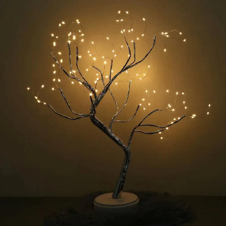 Bedside Table Lamp With Tree Design