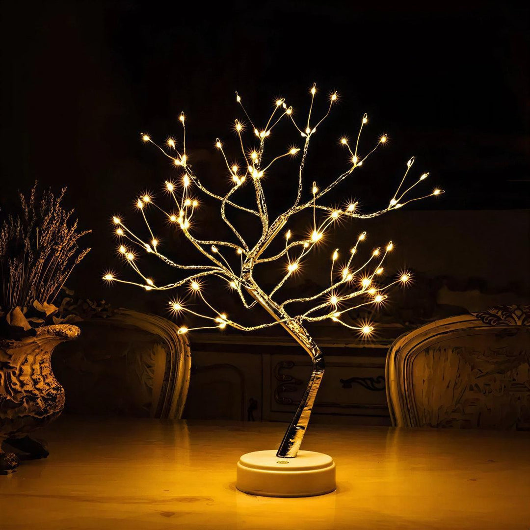 Bedside Table Lamp With Tree Design