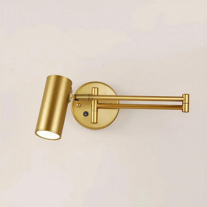 Bedside Wall Light With Adjustable Swing Arm For Reading