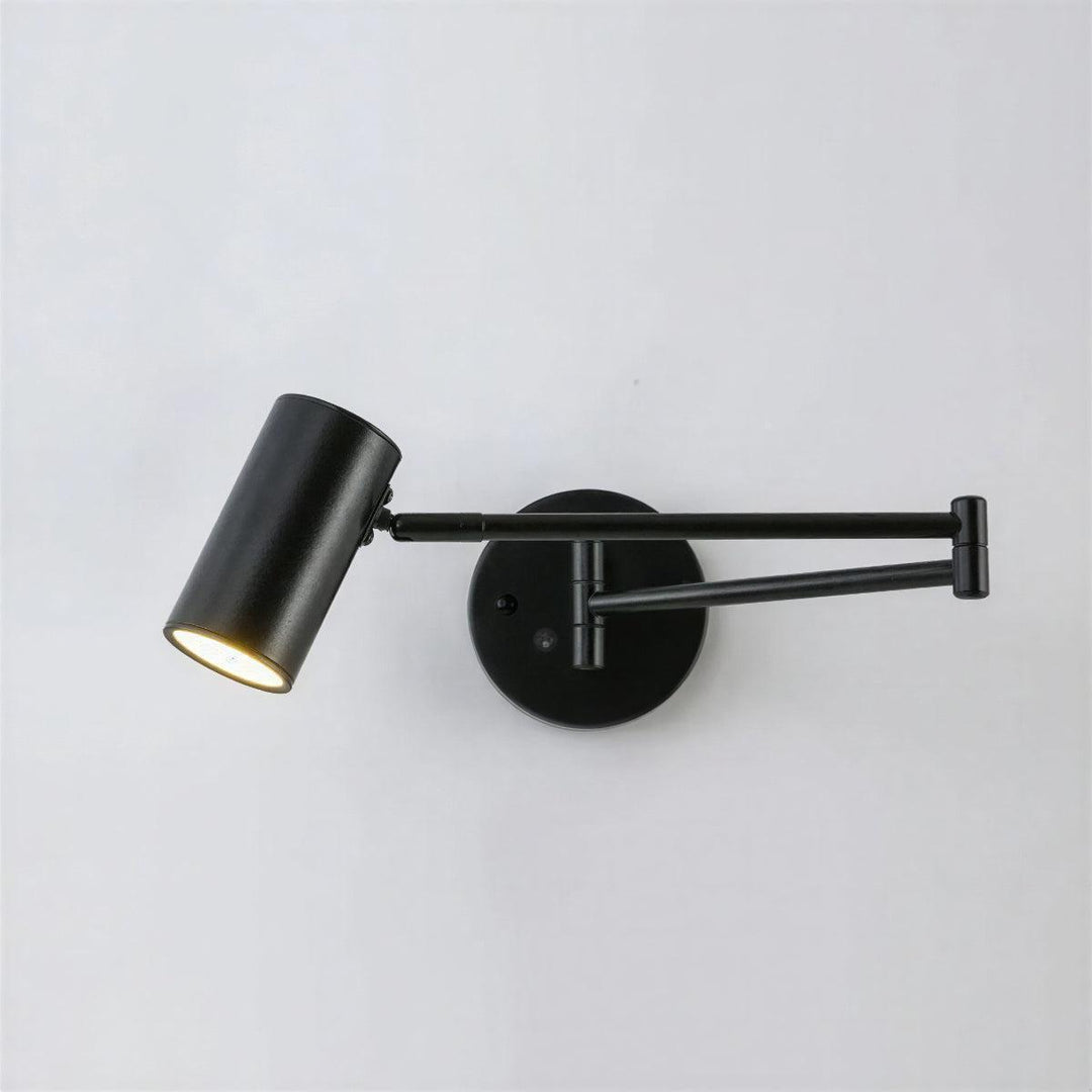 Bedside Wall Light With Adjustable Swing Arm For Reading