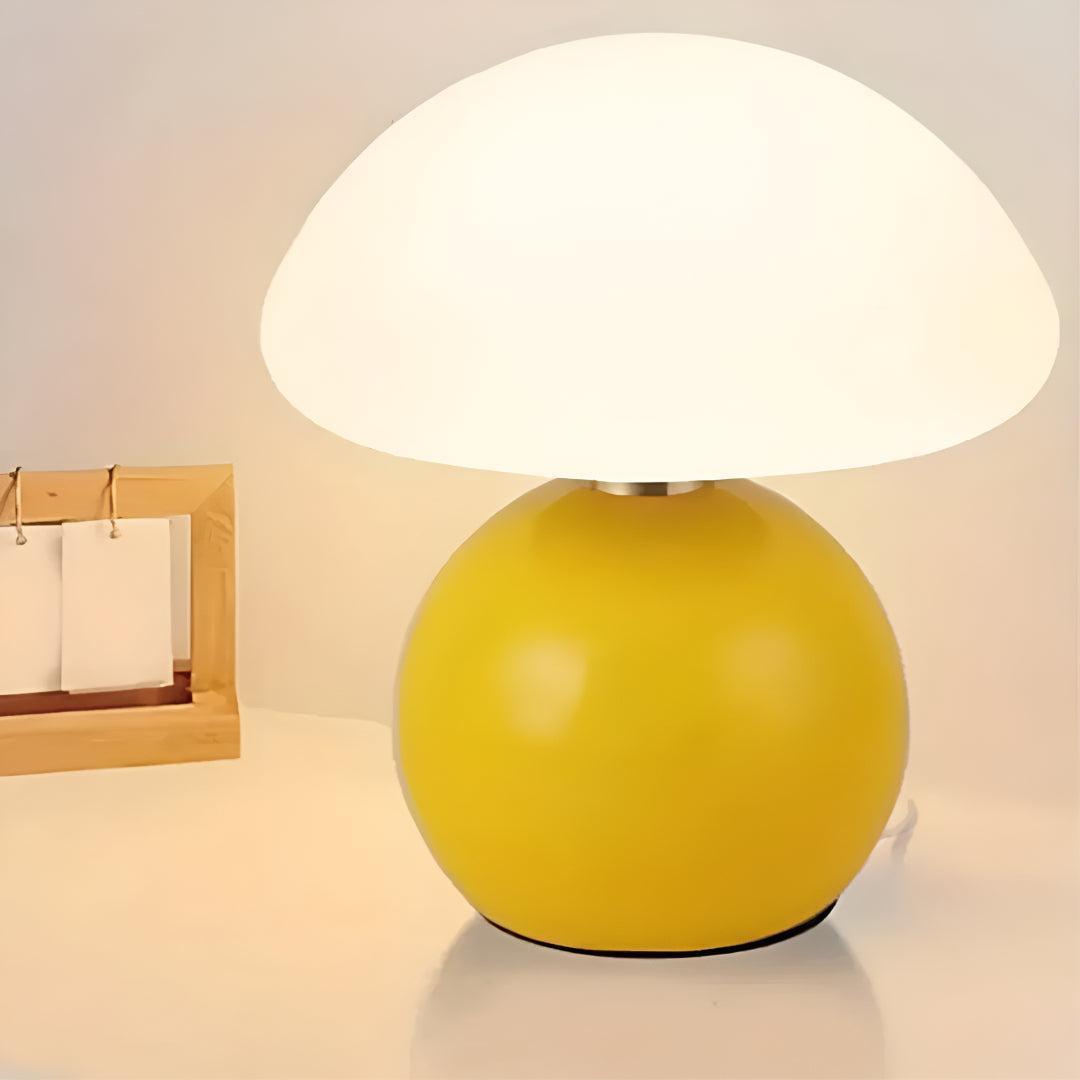 Blush Cloud Bedside Table Lamp With Ambient Lighting