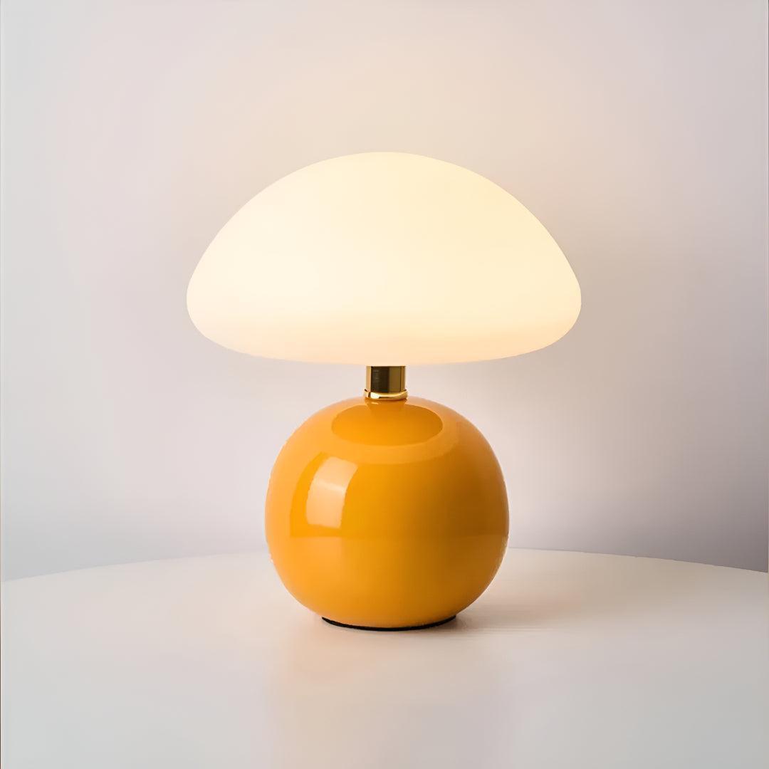 Blush Cloud Bedside Table Lamp With Ambient Lighting