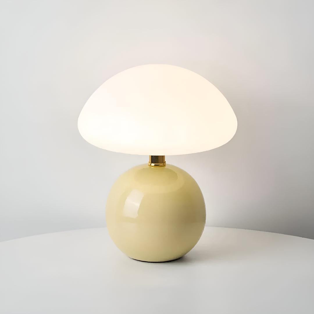 Blush Cloud Bedside Table Lamp With Ambient Lighting