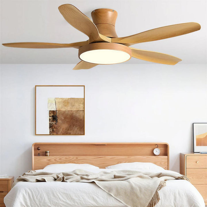 Ceiling Fan Light With Quiet Motor And Remote Control