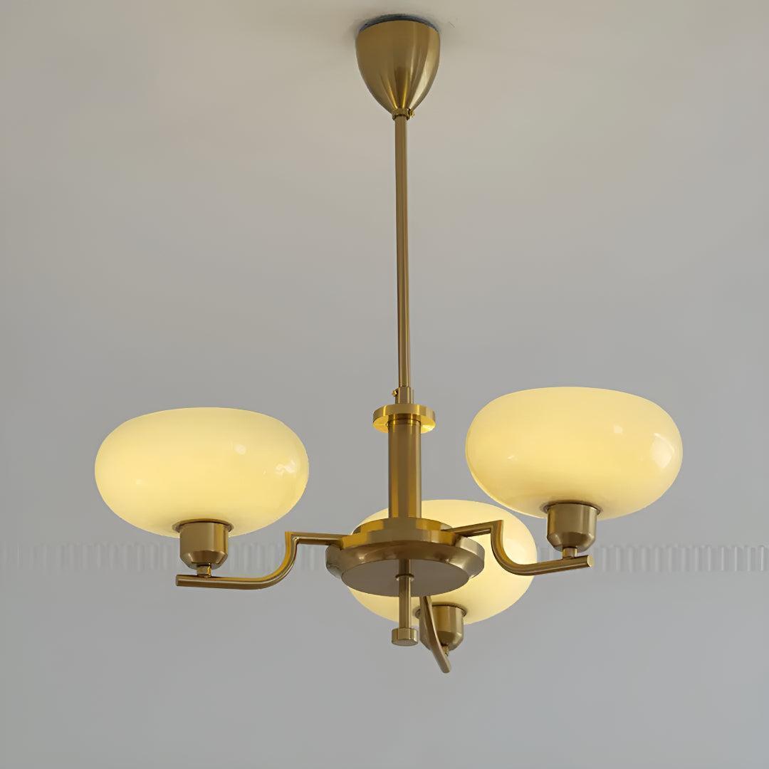 Chandelier With Contemporary Art Deco Styling