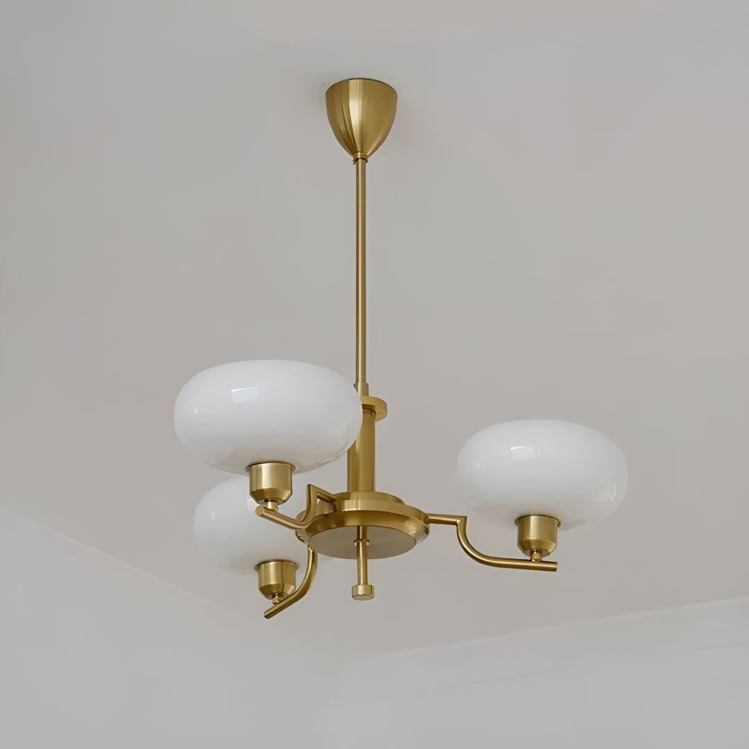 Chandelier With Contemporary Art Deco Styling