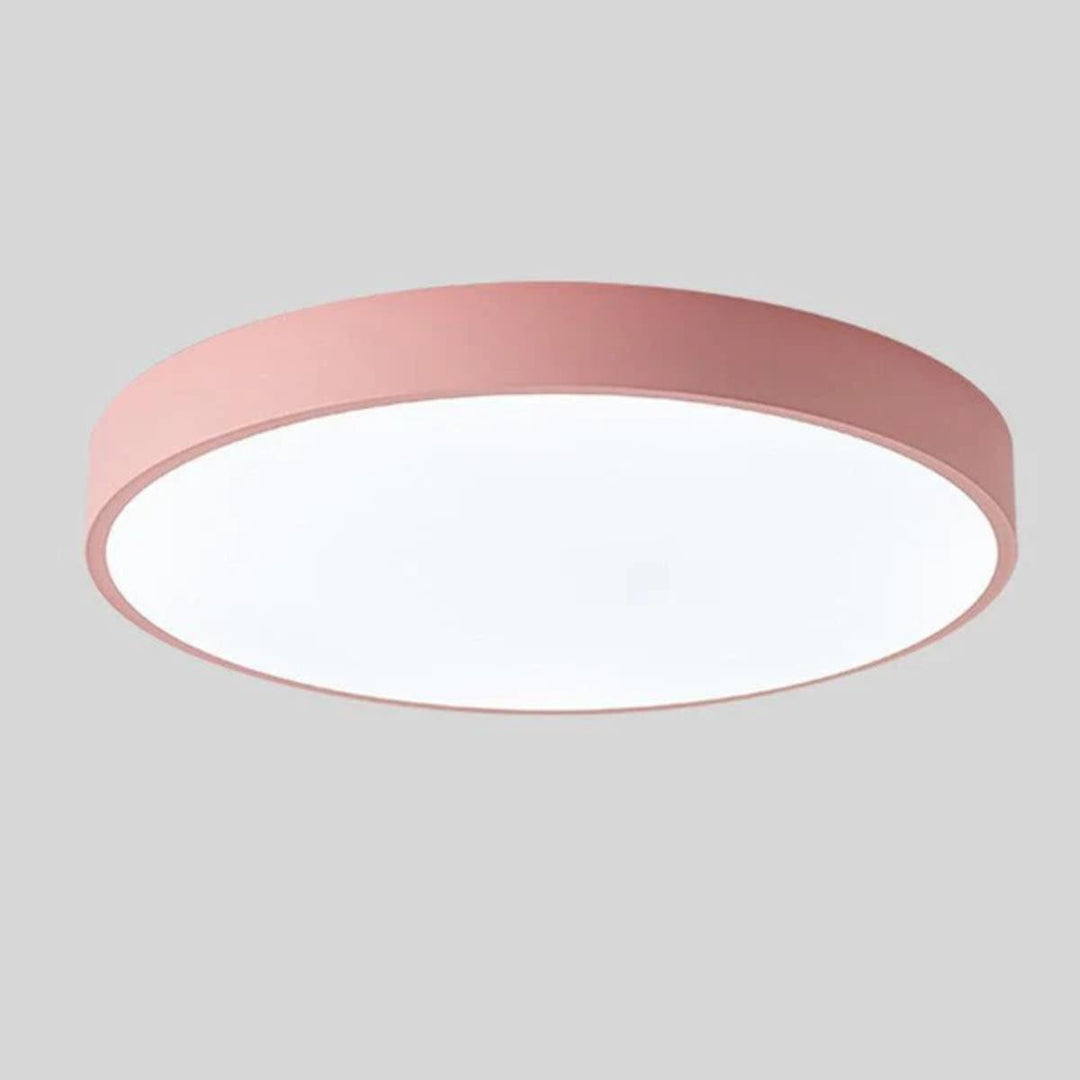 Circular Modern Minimalist Flush Mount Ceiling Light Fixture