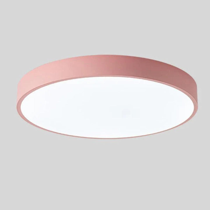 Circular Modern Minimalist Flush Mount Ceiling Light Fixture
