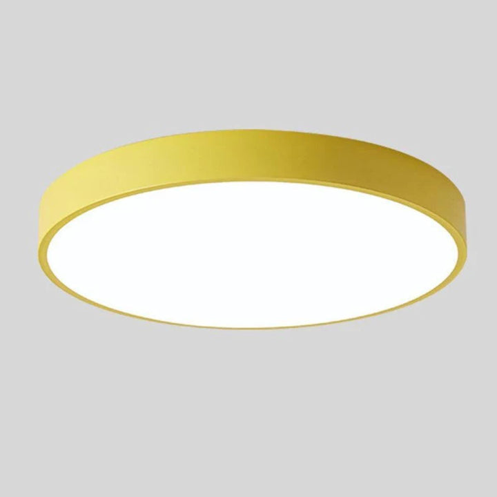 Circular Modern Minimalist Flush Mount Ceiling Light Fixture