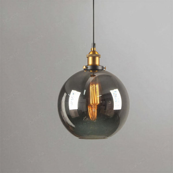 Clear Glass Industrial Pendant Hanging Light