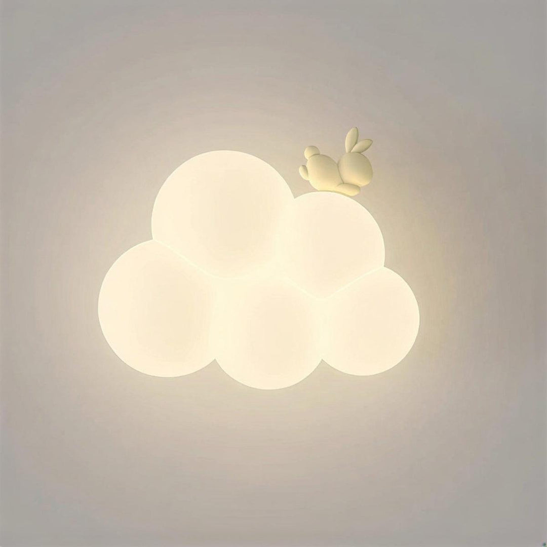 Cloud Styled Wall Sconce Light With Atmospheric Design