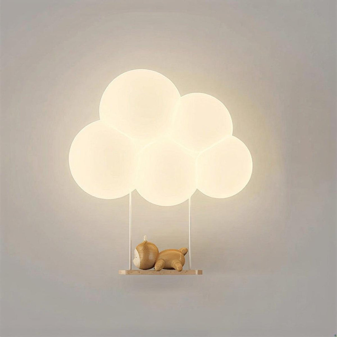 Cloud Styled Wall Sconce Light With Atmospheric Design