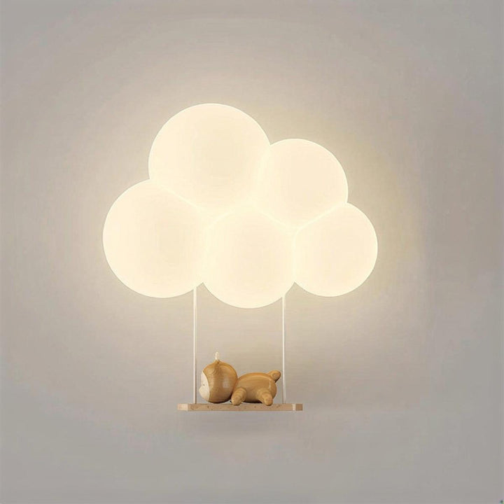 Cloud Styled Wall Sconce Light With Atmospheric Design