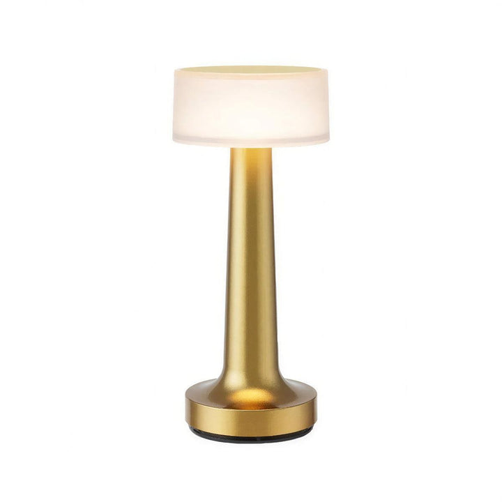 Cordless Restaurant Table Lamp With Rechargeable Battery And Touch Dimming