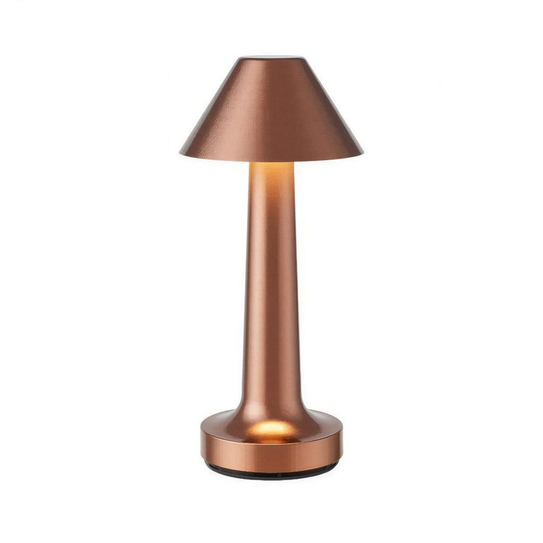 Cordless Restaurant Table Lamp With Rechargeable Battery And Touch Dimming
