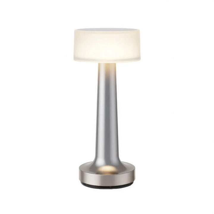 Cordless Restaurant Table Lamp With Rechargeable Battery And Touch Dimming