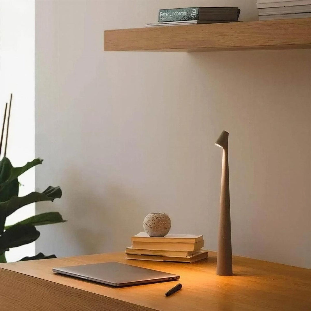 Cordless Table Lamp With Rechargeable Battery And Modern Ambient Glow