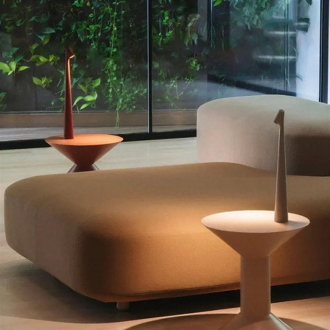 Cordless Table Lamp With Rechargeable Battery And Modern Ambient Glow