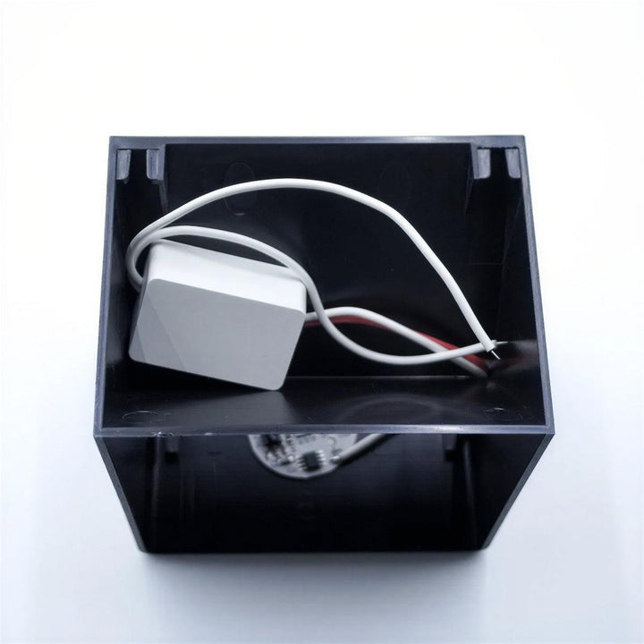 Cube Shaped Wall Lamp With Remote Control And Colour Changing Lighting