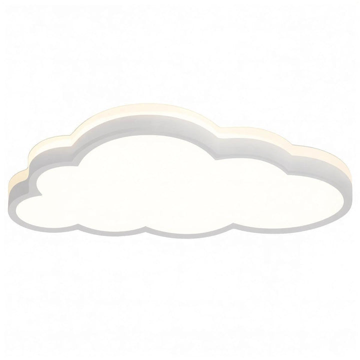 Decorative Modern Cloud Flush Mount Ceiling Light Fixture With Soft Glow