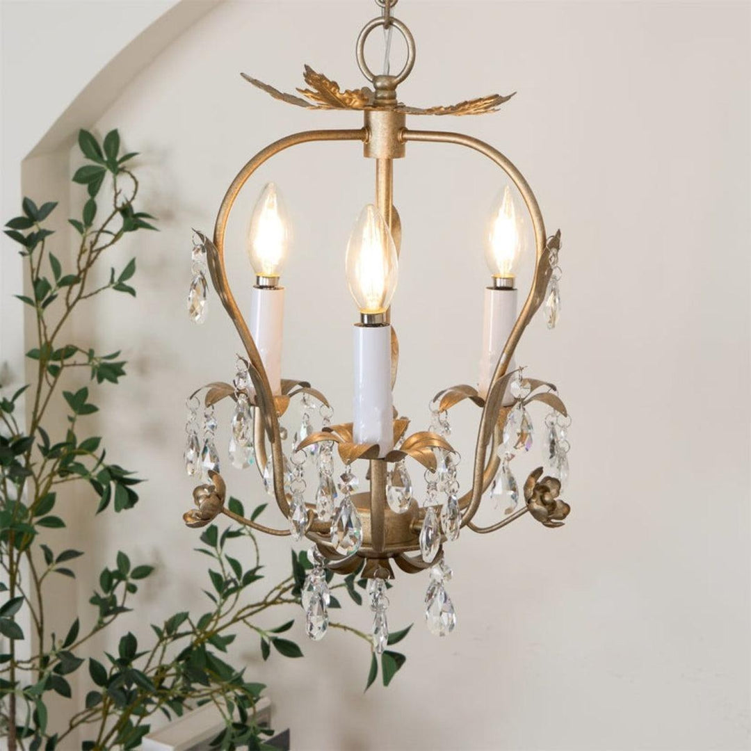 Decorative Vintage Crystal Chandelier Pendant Light