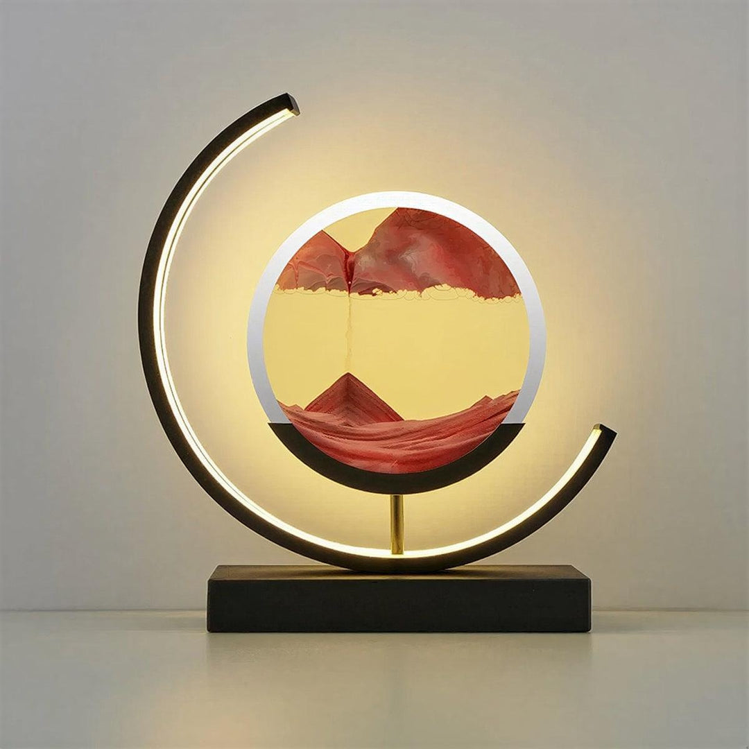 Dynamic Moving Sand Art Bedside Table Lamp