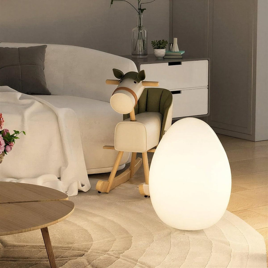 Egg Shaped Floor Lamp
