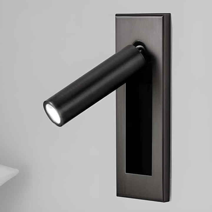 Embedded Recessed Bed Side Wall Light For Reading With Adjustable Head