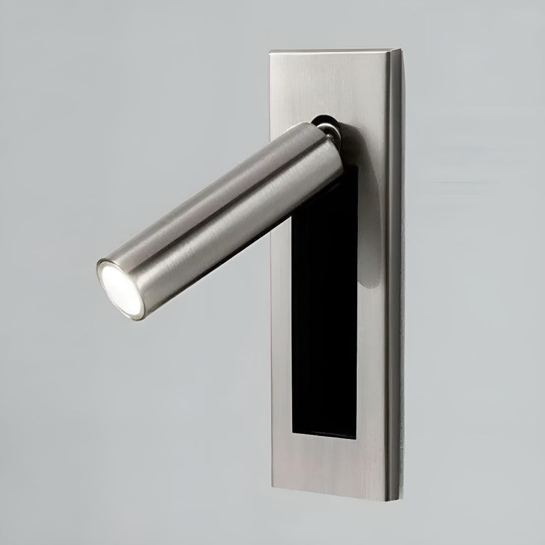 Embedded Recessed Bed Side Wall Light For Reading With Adjustable Head