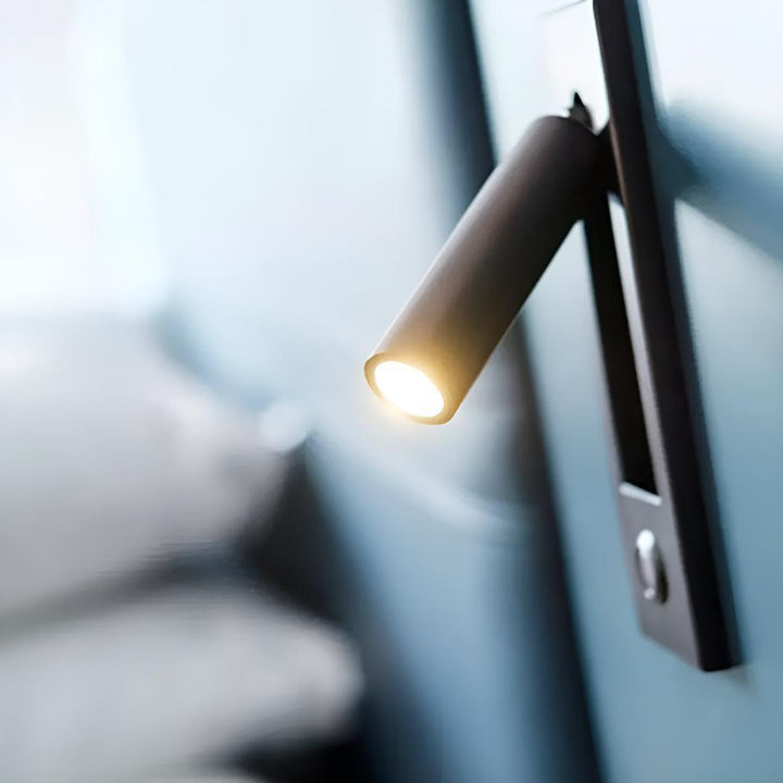 Embedded Recessed Bed Side Wall Light For Reading With Adjustable Head
