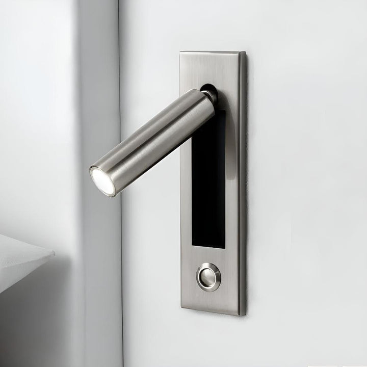 Embedded Recessed Bed Side Wall Light For Reading With Adjustable Head