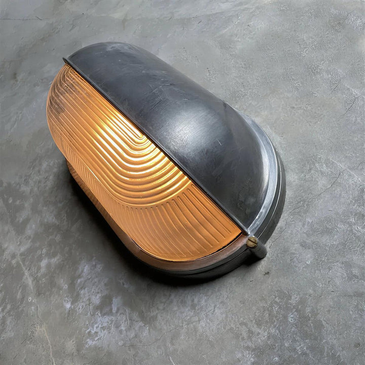 Exterior Outdoor Wall Light Lantern With Industrial Retro Style
