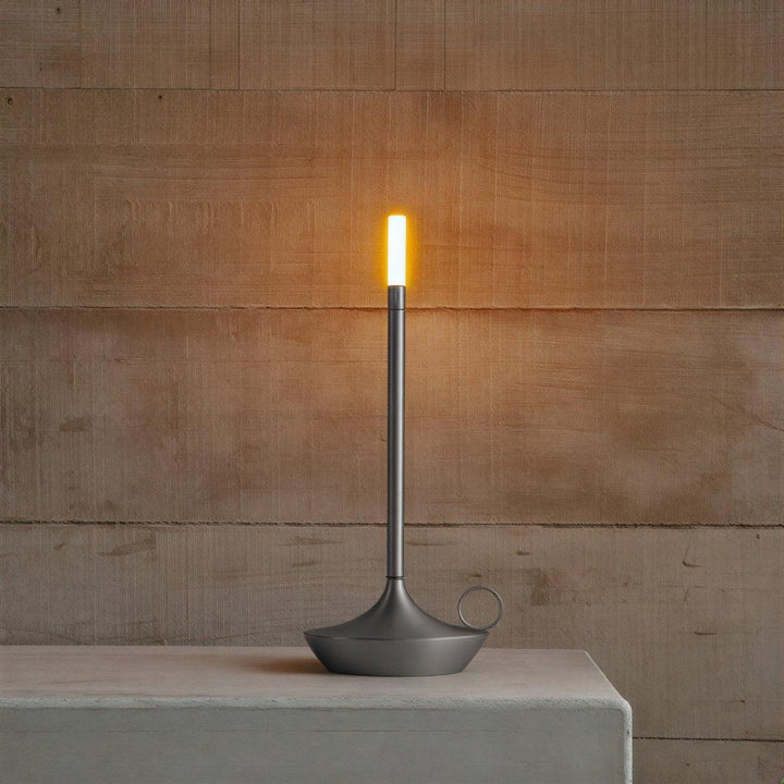 Flameless Candle Styled Battery Operated Cordless Table Lamp