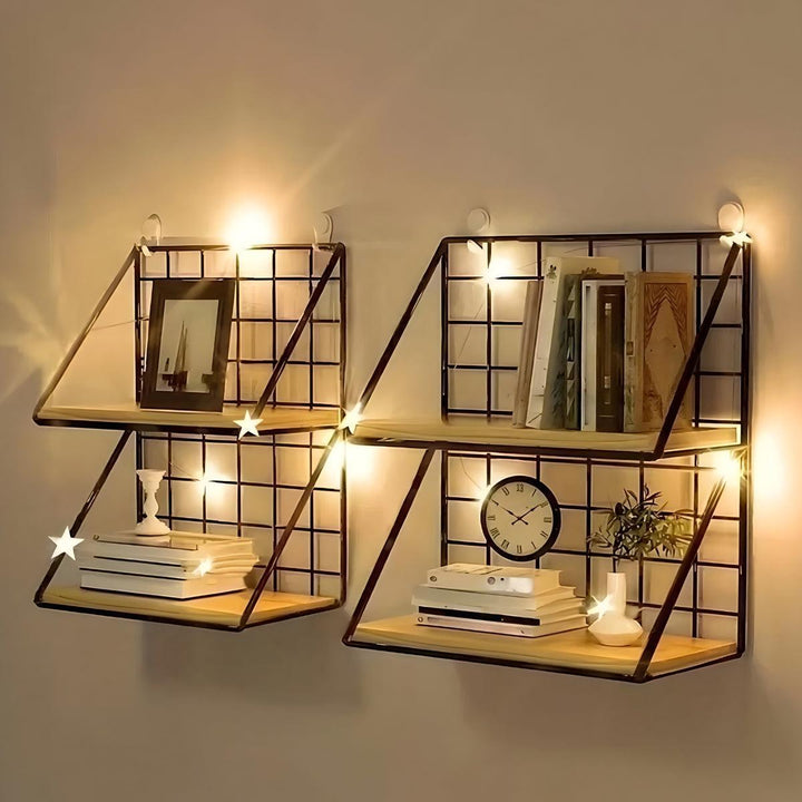 Floating Wall Mounted Shelves With Minimalist Modern Display Storage Solution