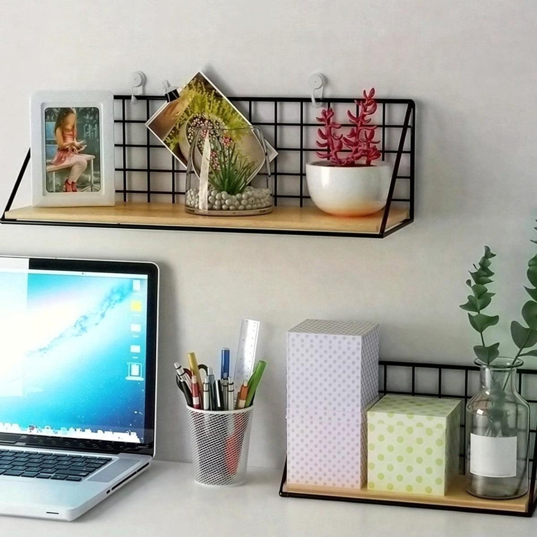 Floating Wall Mounted Shelves With Minimalist Modern Display Storage Solution